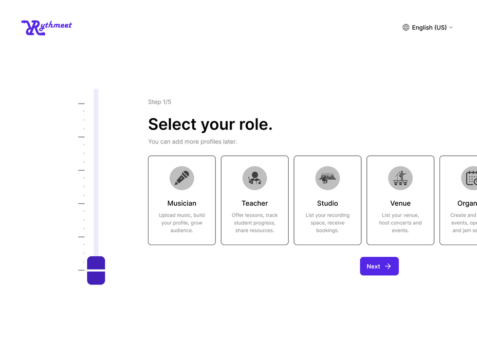 Rythmeet dashboard
