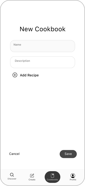 Add recipe to cookbook
