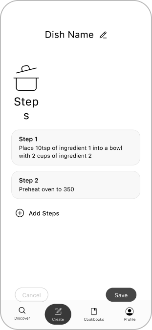 Add steps