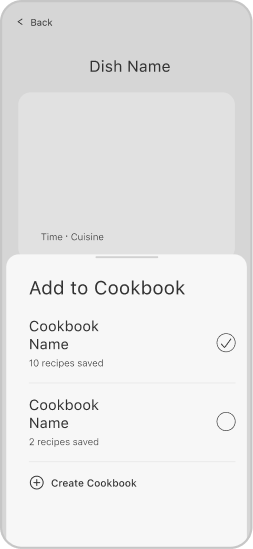 Save to cookbook